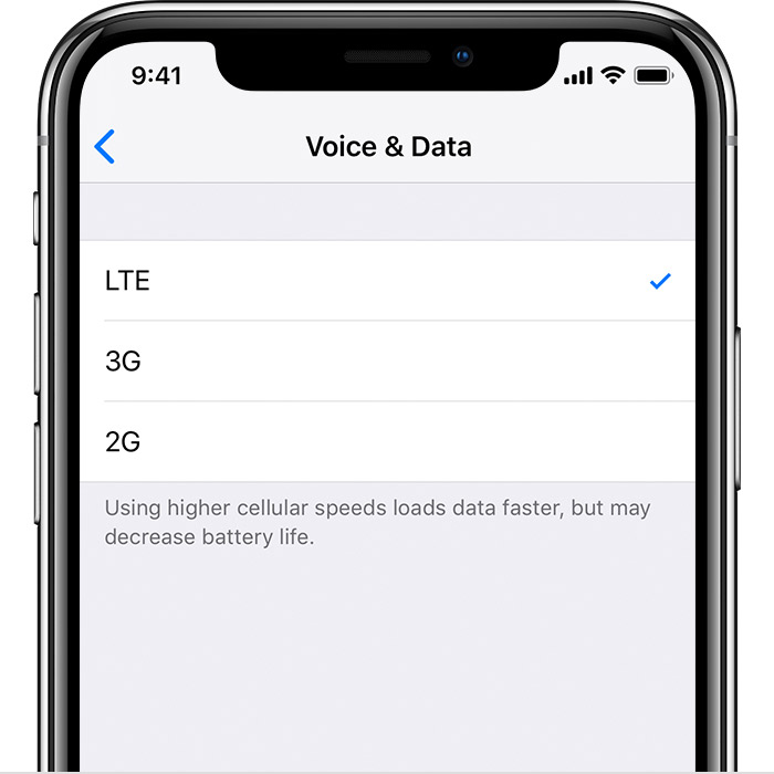 How LTE Calls Turned Off on iPhone