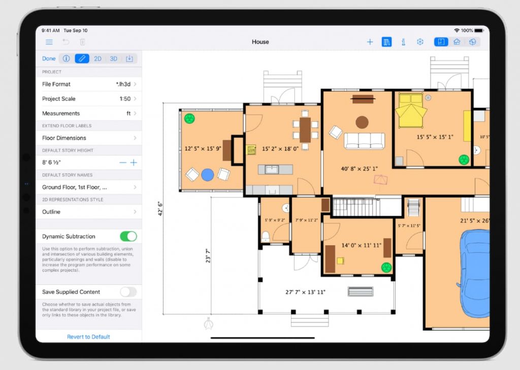 2D Interior Plans