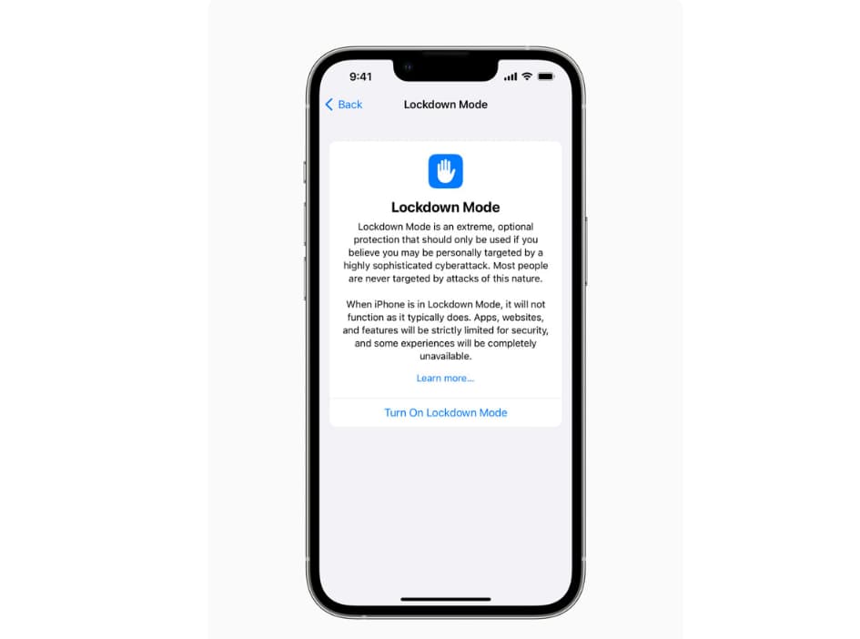 Apple Lockdown Mode