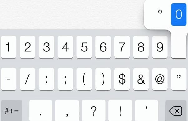 How to Type Degree Symbol iPhone and Mac?