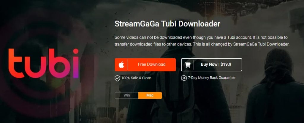 StreamGaGa Tubi Downloader for Mac